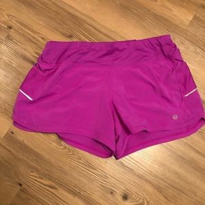 Athleta running shorts size M